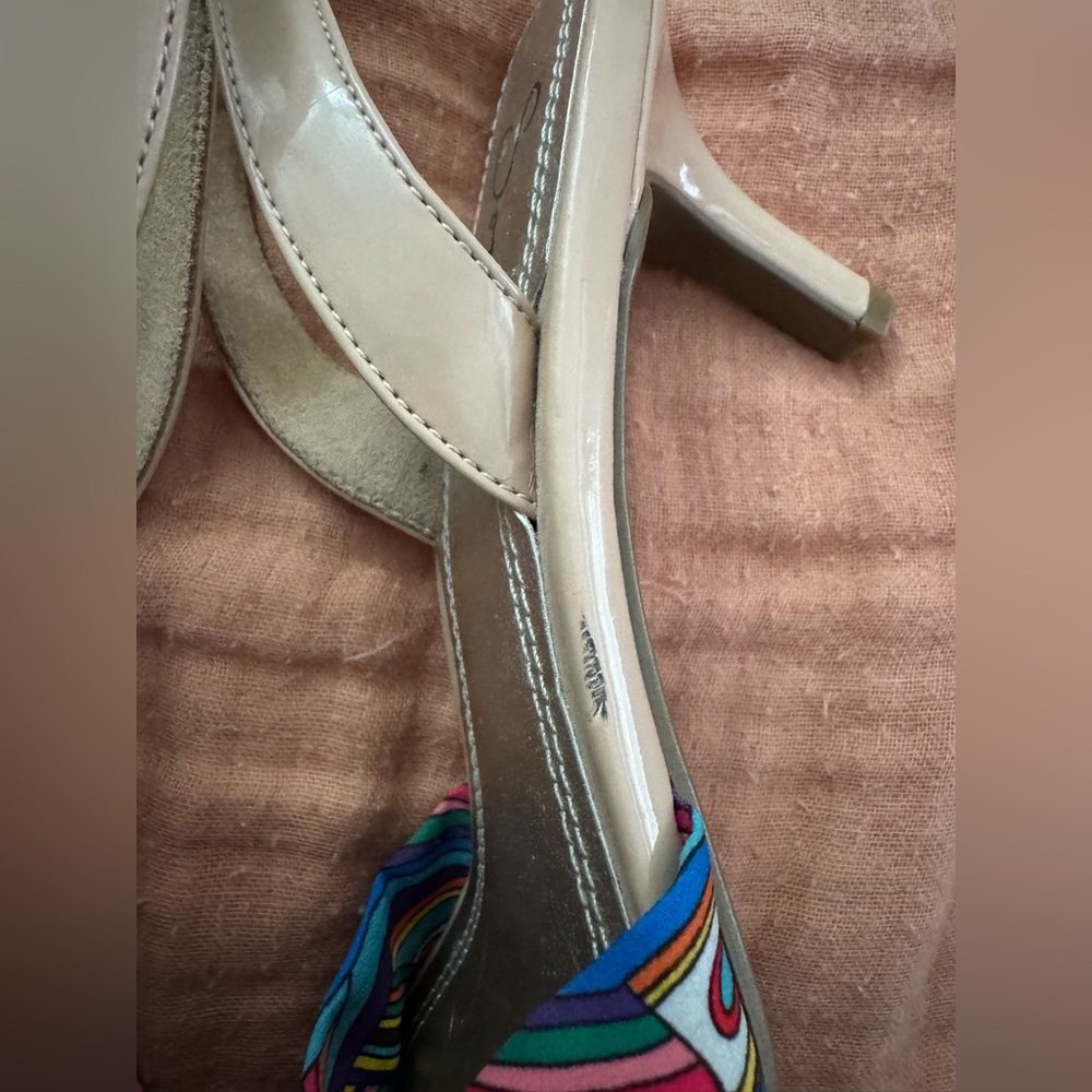 Colorful Slingback Sandals - Picture 5 of 5